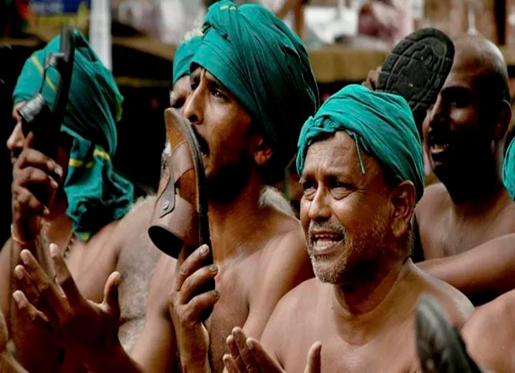 Tamil farmers protest at Jantar Mantar