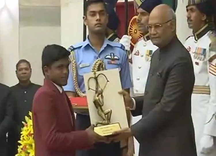 Mariyappan Thangavelu, Arjuna Award