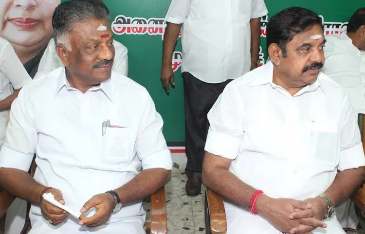 tamilnadu government, aiadmk, cm edappadi palaniswami, deputy cm o.panneerselvam, two leaves symbol, asphire swaminathan, EPS, OPS