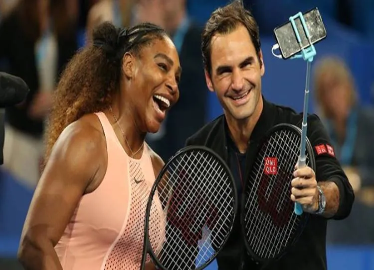 Roger Federer emerges victorious in historic clash with Serena Williams - டென்னிஸ் ரசிகர்களுக்கு மெகா விருந்து! வரலாற்றில் முதன்முறையாக மோதிய ஃபெடரர், செரீனா