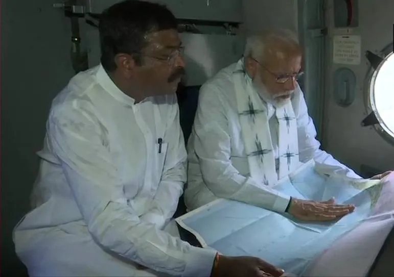 PM Narendra Modi Visits Cyclone Fani Affected Area