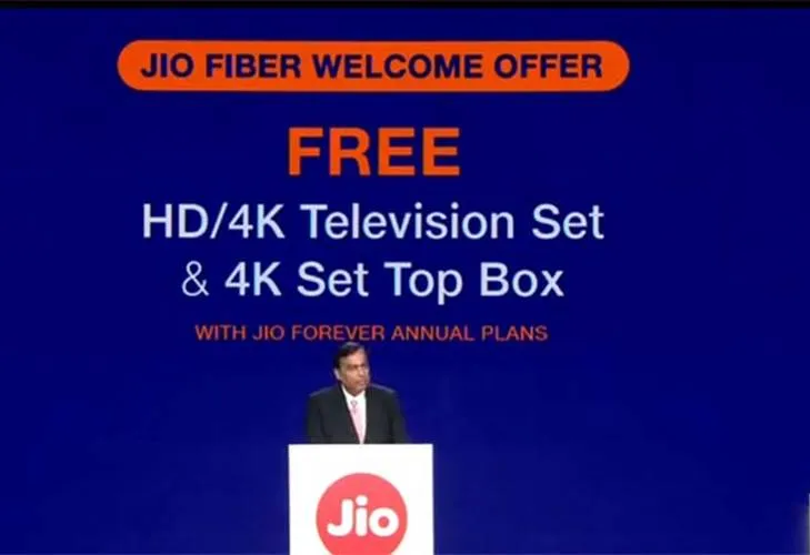 Reliance industries limited announced JioGigafiber services