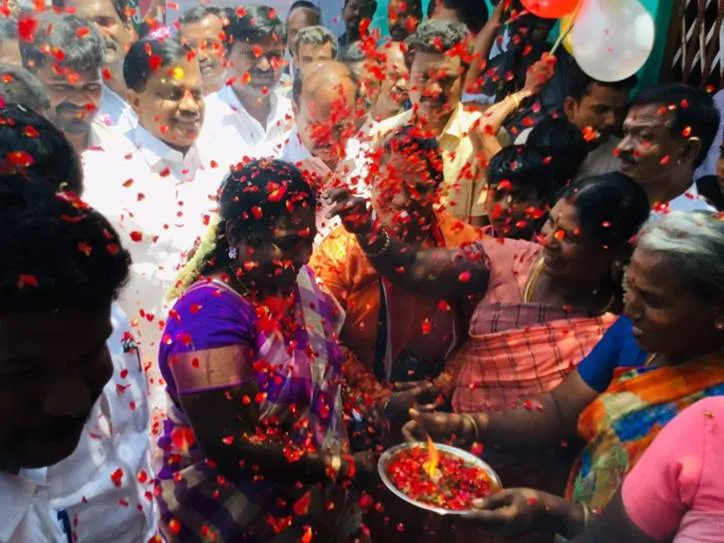 Telangana governor Tamilisai Soundararajan visits Tamil Nadu