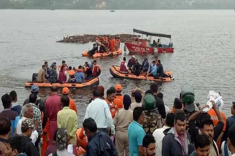 Bhopal Ganpati Visarjan, Bhopal Ganpati Visarjan Boat Accident