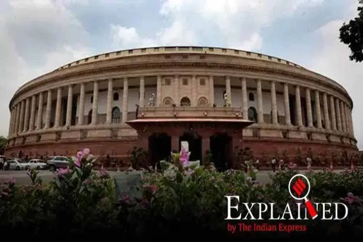 new parliament, narendra modi, pm modi new parliament, sumitra mahajan, venkaiah naidu, lok sabha, rajya sabha, indian express news