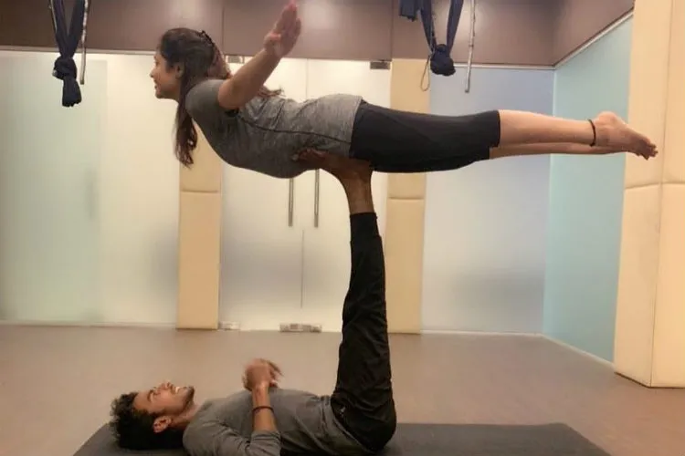 Priya Atlee yoga pose