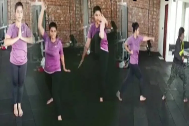 sneha adimurai practice video in pattas movie dhanush - பட்டாஸில் சினேகா எனர்ஜிக்கு இதுதான் காரணம் - ஒரு நடிகைக்கான பெஸ்ட் டெடிகேஷன் இதுதான் (வீடியோ)