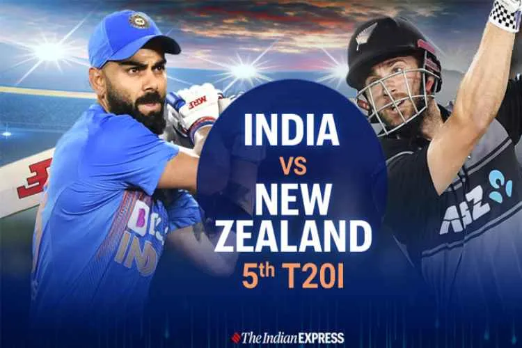 India vs New Zealand Score, ND vs NZ scorecard