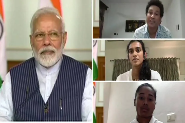 You have an important role to play against coronavirus, PM Modi tells sportsmen