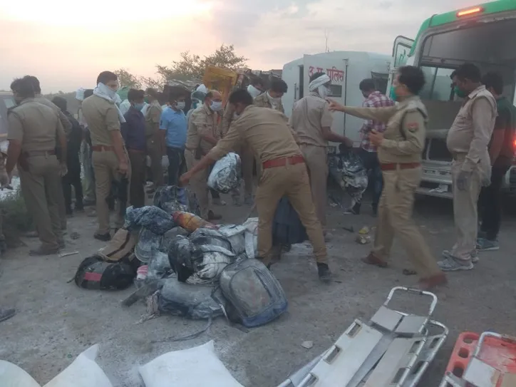 24 migrants killed, 37 injured in truck accident in Auraiya, Uttar Pradesh
