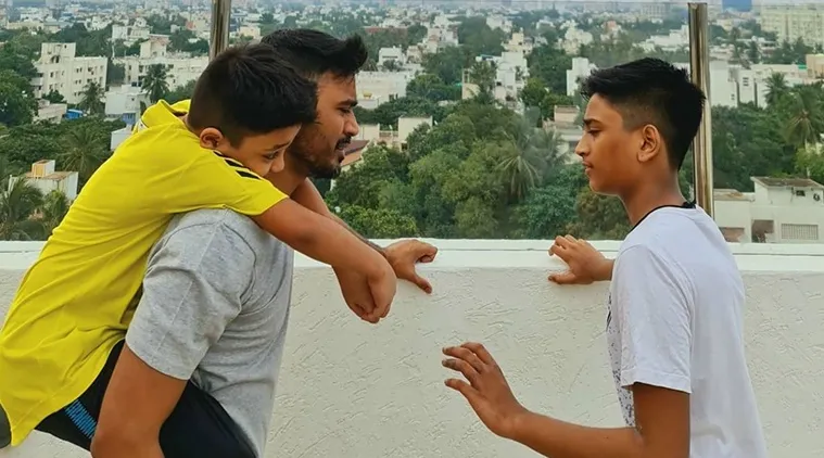 Dhanush shares a cutest picture of his two sons