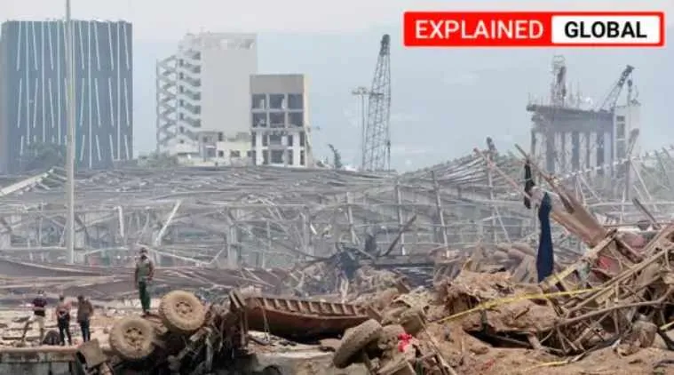 Lebanon, Ammonium nitrate, Beirut port, Beirut explosion, Beirut blast, Beirut news, Beirut videos, Beirut footage, Indian Express