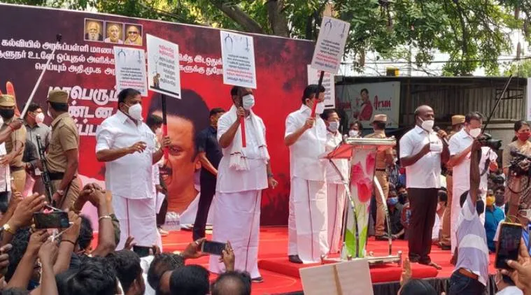 Tamil News Today Live, DMK Protest, DMK Chief MK Stalin
