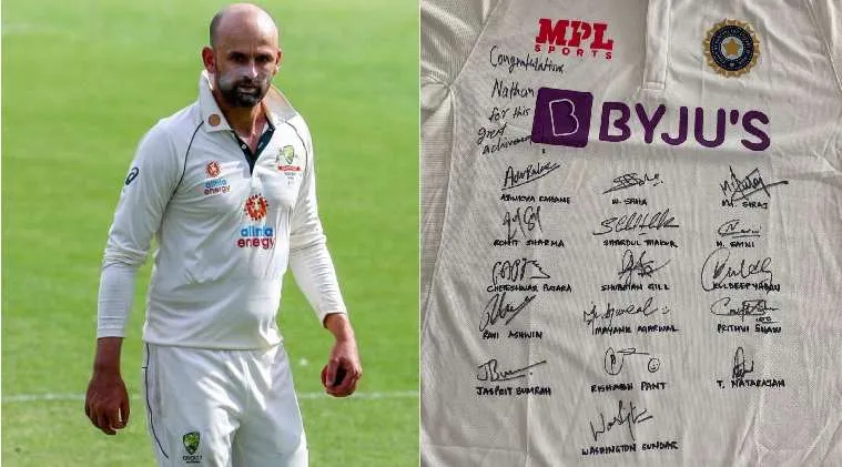 Nathan Lyon thanks Indian cricket team's sportsmanship, shares players' signed jersey - வெற்றியை விட இந்த பாராட்டுக்கு மரியாதை அதிகம்: சபாஷ் டீம் இந்தியா