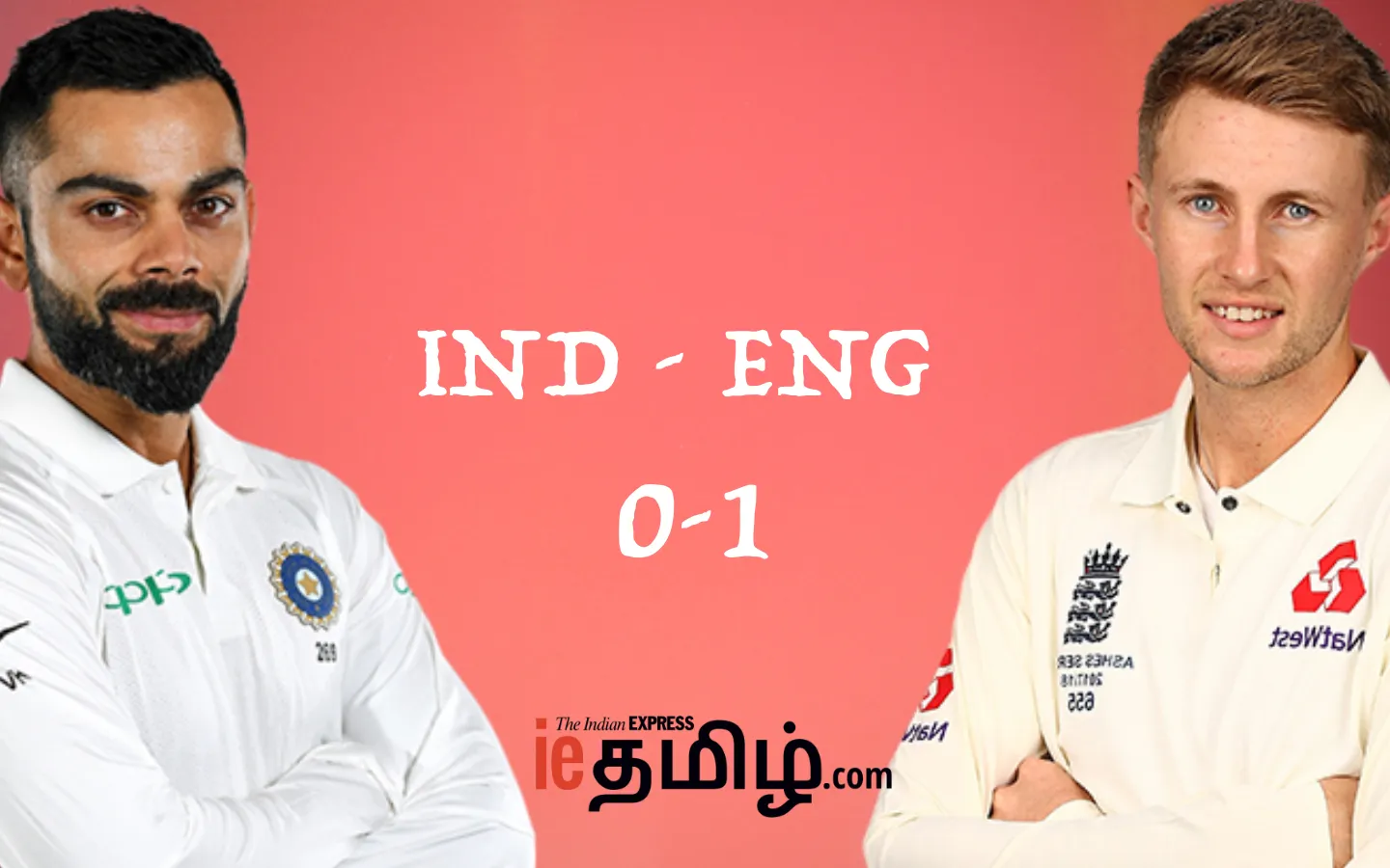 Cricket news in tamil Chennai test India vs England England lead 1-0 victory
