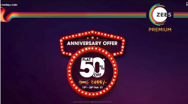 Zee5 premium annual subscription 50 price cut netflix disney hotstar amazon prime Tamil News