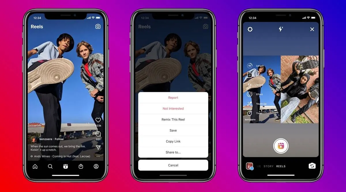 Instagram tiktok like reels remix duet feature how to use enable disable Tamil News
