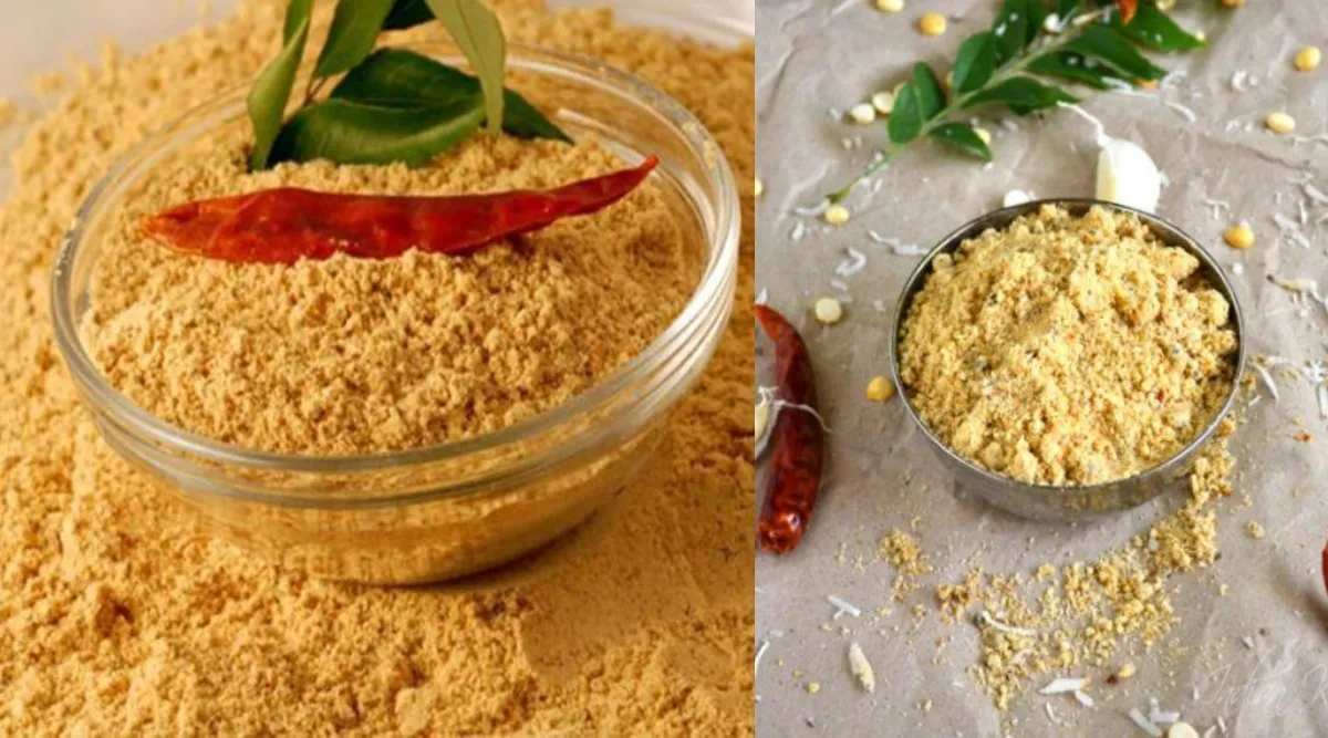 Paruppu podi recipe in tamil: Andhra Mess special pappu podi in tamil