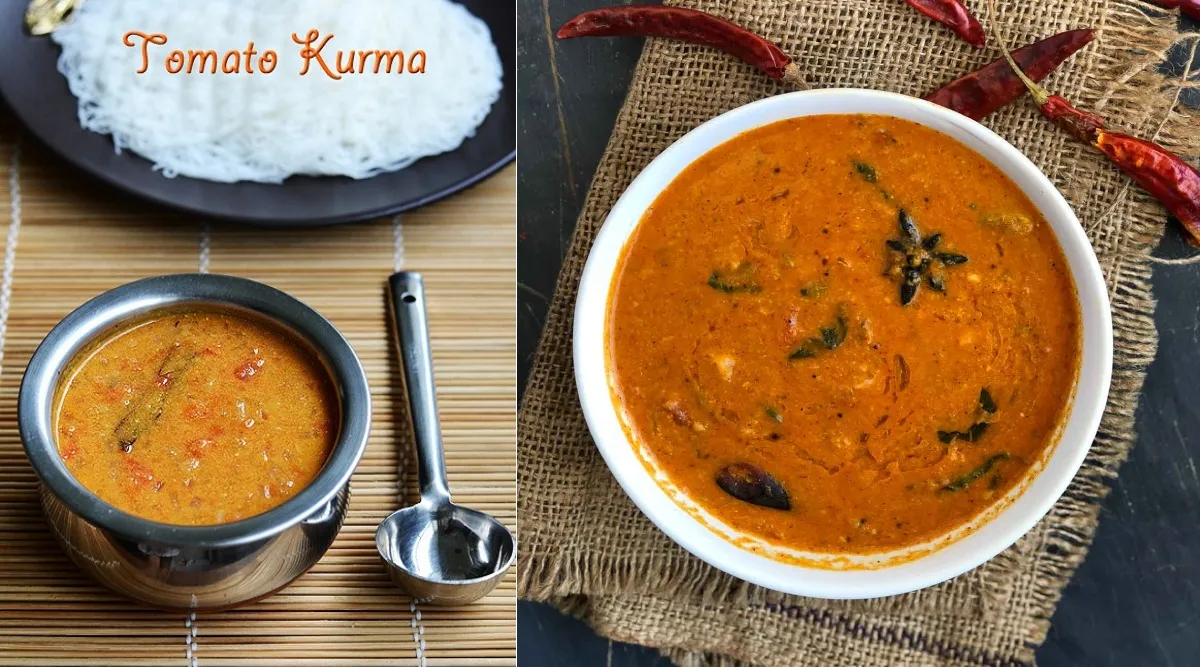 Tomato recipes in tamil: tomato kurma making in tamil