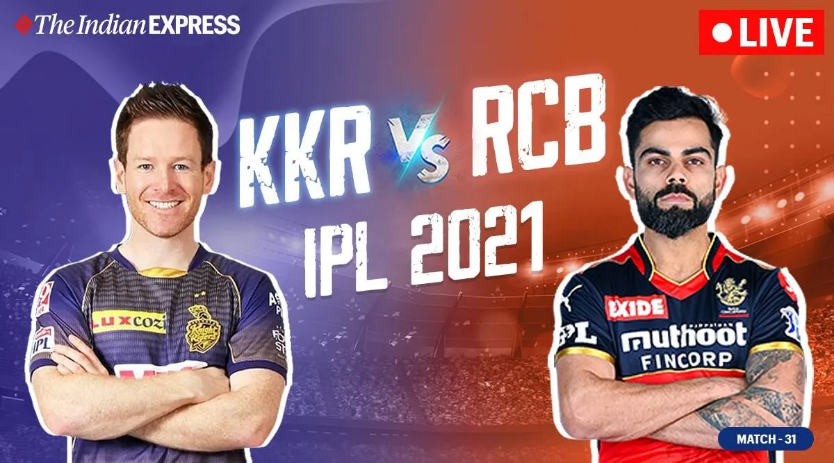 IPL 2021 Tamil News: KKR vs RCB Live score updates