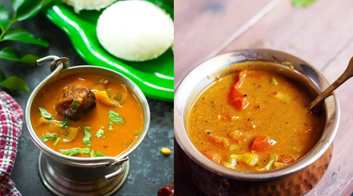 Sambar recipes in tamil: Instant Sambar Without Dal For Idli in tamil