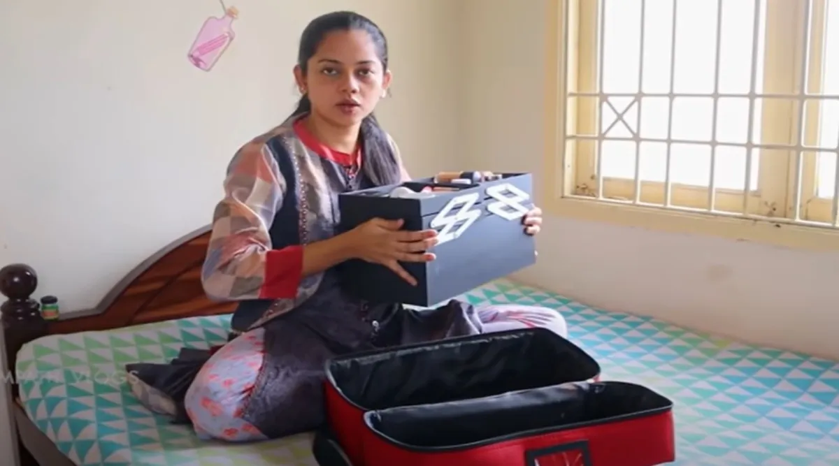 Anitha Sampath Youtube Viral Makeup Bag Video