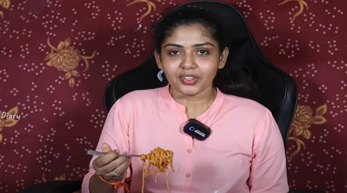 Pandian Stores Hema Spicy Noodles Challenge Viral Video Tamil News