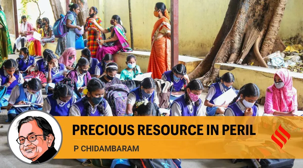 Precious resource in peril, P Chidambaram