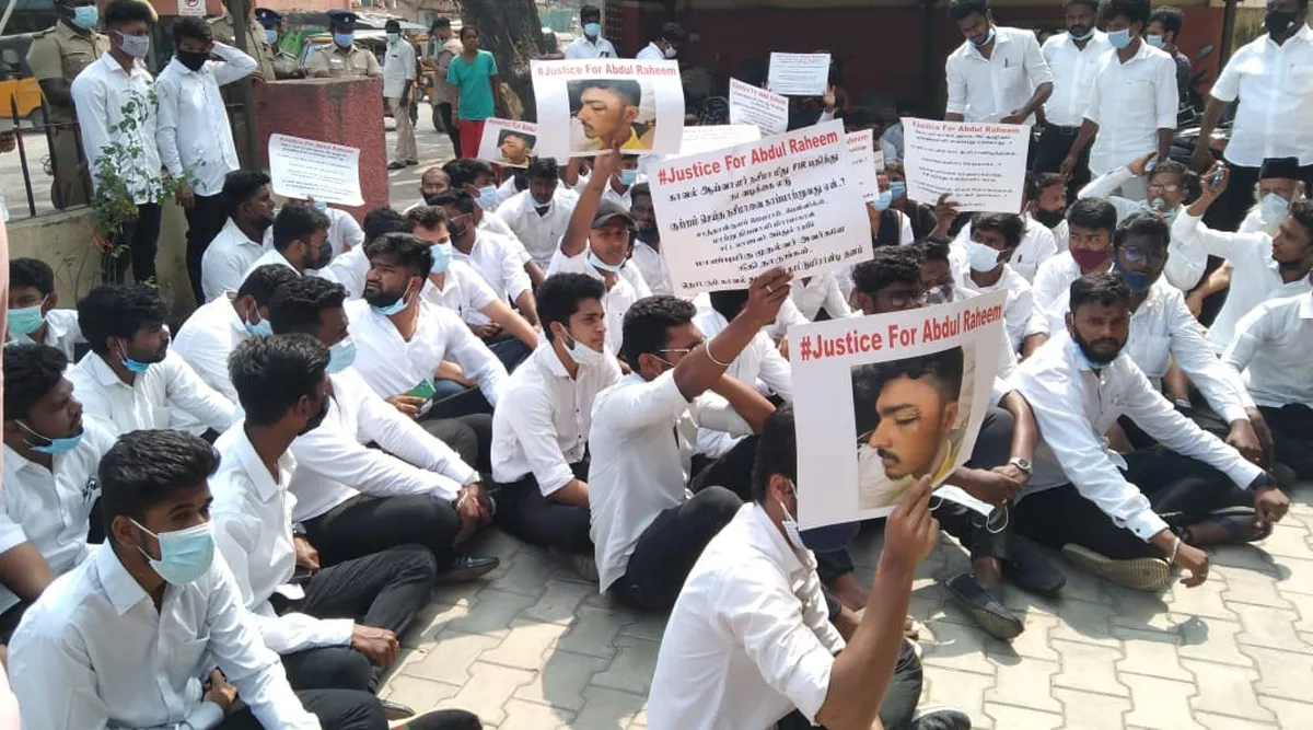 சட்டக் கல்லூரி மாணவர் அப்துல் ரஹீம் மீது போலீஸ் தாக்குதல்: வெளியான வீடியோ