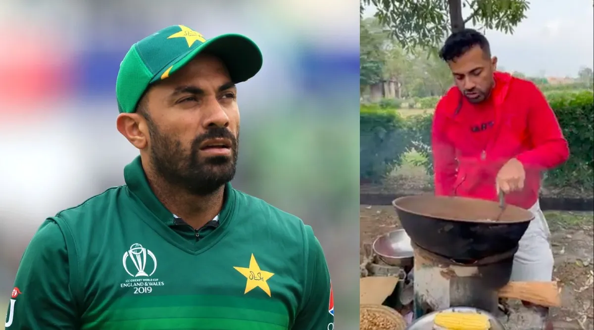 Cricket news in tamil: Pakistan pacer Wahab Riaz selling food in handcart, shock video goes viral