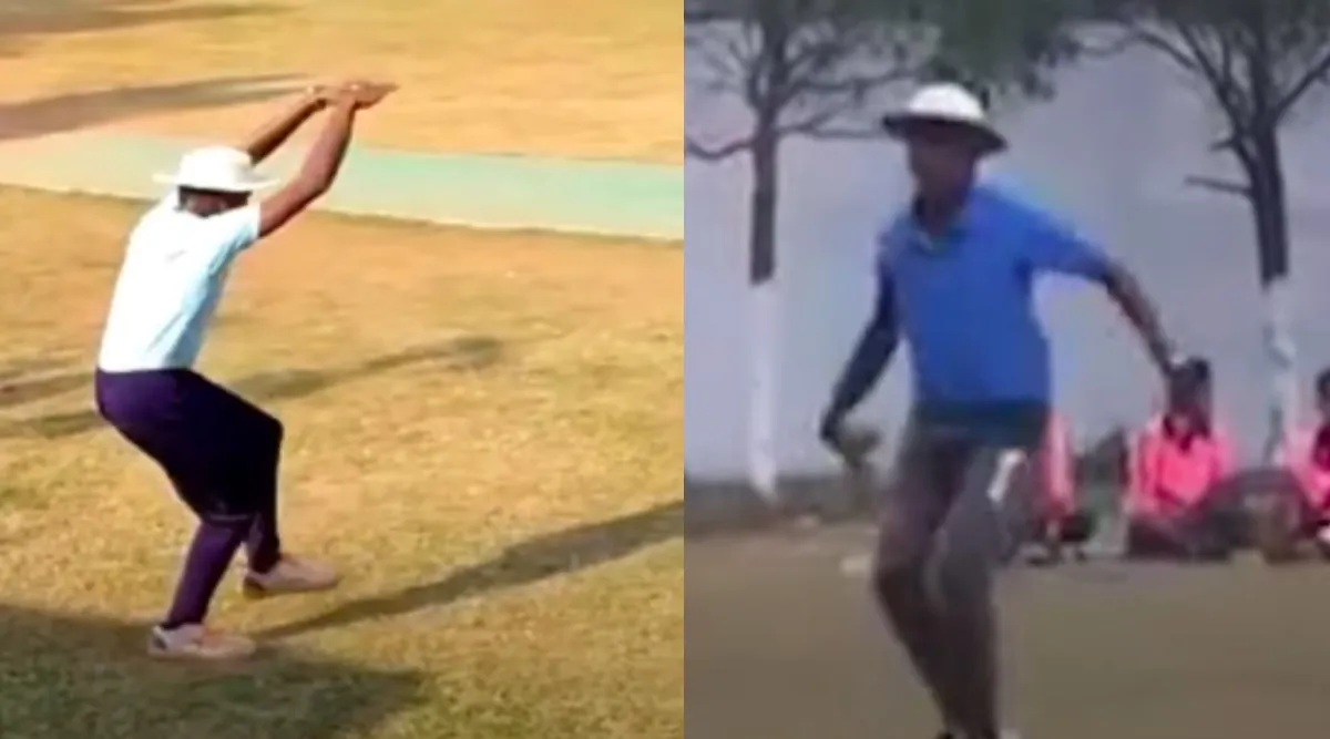 Cricket viral Tamil News: Bablu Sahu, the dancing umpire of Odisha viral video