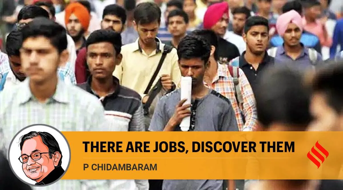 P Chidambaram writes union budget 2022 jobs unemployment in India