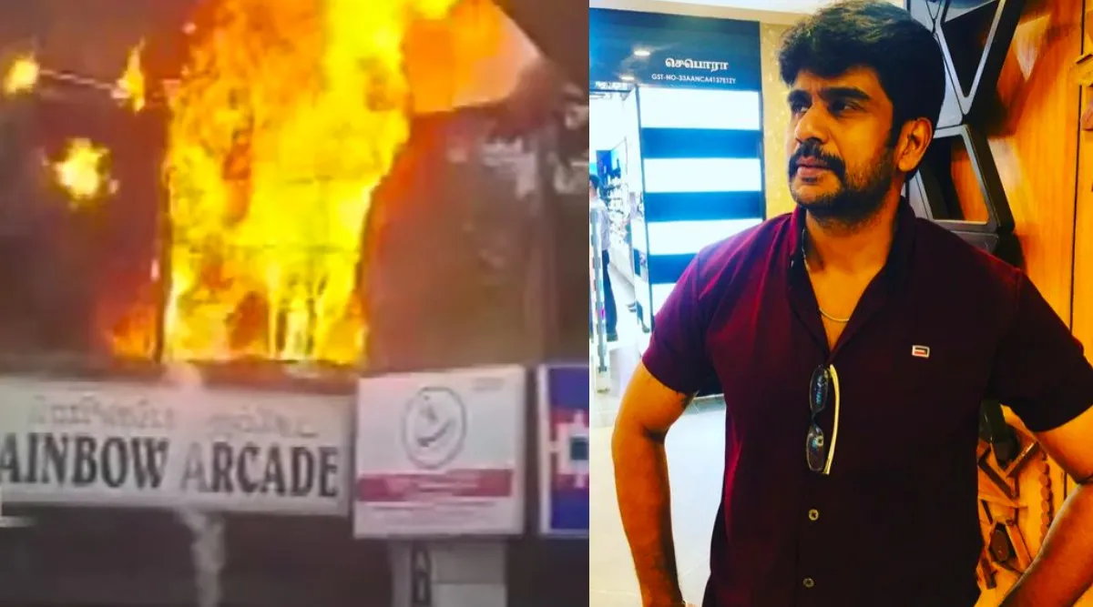 tamil actor shreekuma met fire accident in Chennai