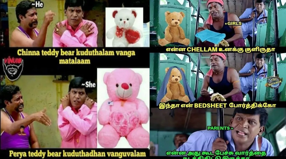 teddy day memes tamil