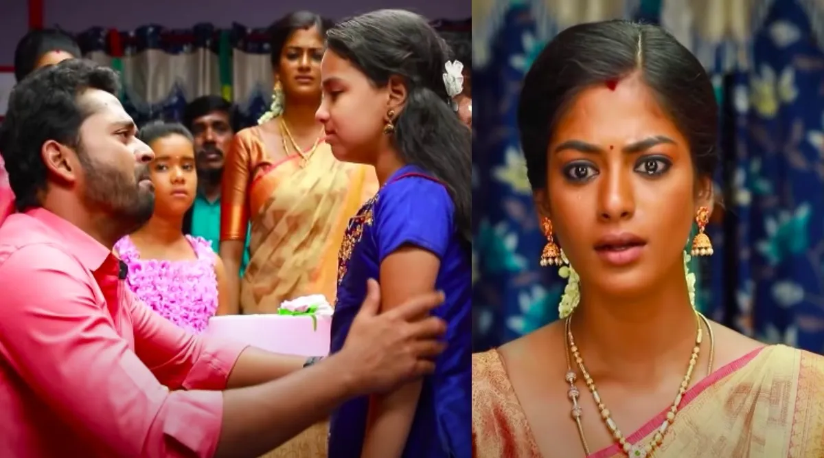Tamil serial update: bharathi tells Lakshmi who is her father in Bharathi kannama