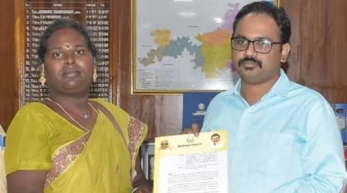 transwoman got her discontinued government job after 7 years in Tiruvallur district