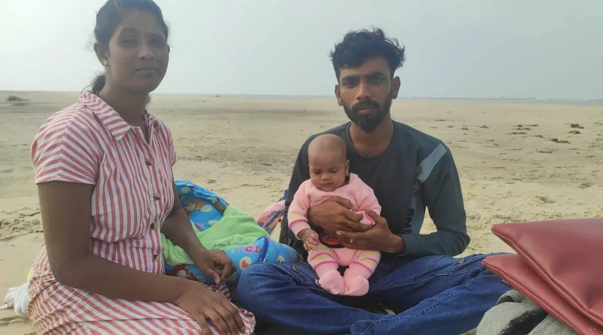 Fleeing food shortage, economic misery, first trickle of Sri Lankan refugees at Tamil Nadu coast