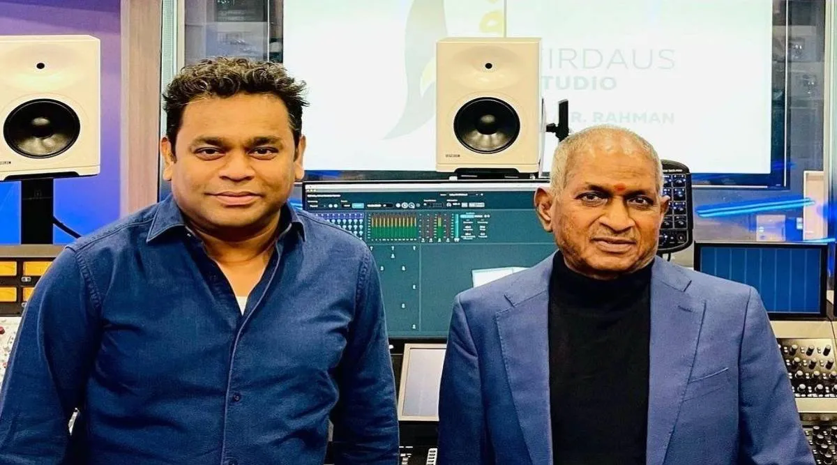 Tamil cinema news: Ilaiyaraaja visits AR Rahman’s Firdaus studio in Dubai