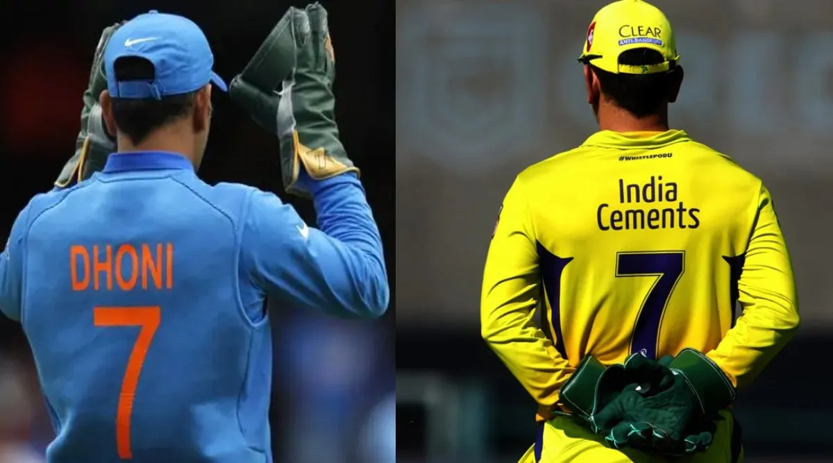 MS Dhoni Tamil News: Dhoni opens up on his iconic No. 7 jersey