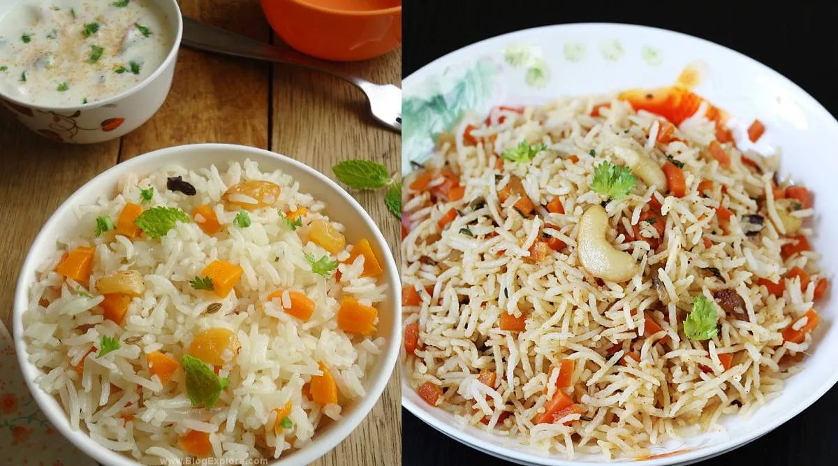 Lunch Box Recipe: how to make Carrot Rice In Tamil