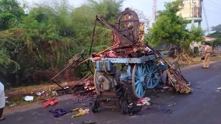 Thanjavur chariot accident, தஞ்சாவூர் தேர் விபத்து | Indian Express Tamil