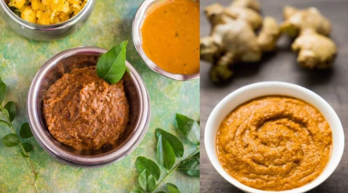 ginger chutney recipe in tami: how to make inji or ginger chutney in tamil
