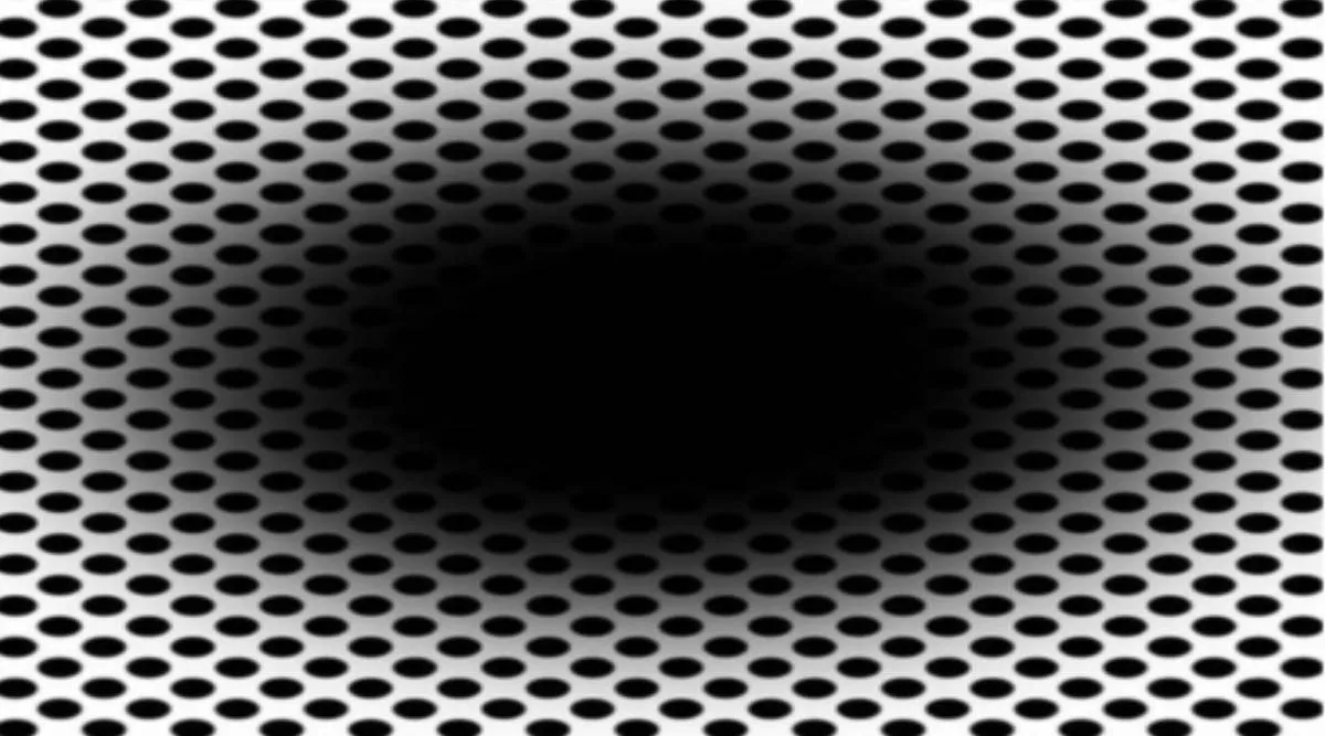 optical illusion, illusion, eyes, brain, black hole, ஆப்டிகல் இல்யூஷன், கருந்துளை விரிவடையுதா பாருங்க, என்ன ஒரு மாயாஜாலம், optical illusion image, when you see the image tricks mind, black hole expanding, viral photo