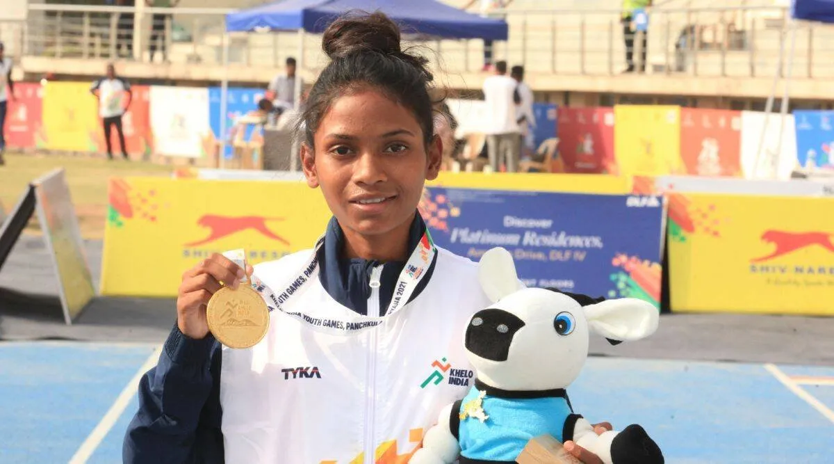 Supriti Kachhap the 19-year-old strikes gold and breaks record at Khelo India