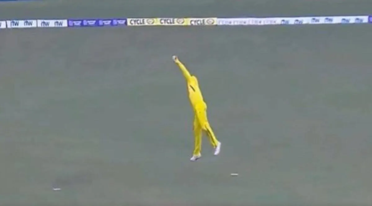 Watch viral video: brilliant one-handed catch by Warner stuns Ashton Agar