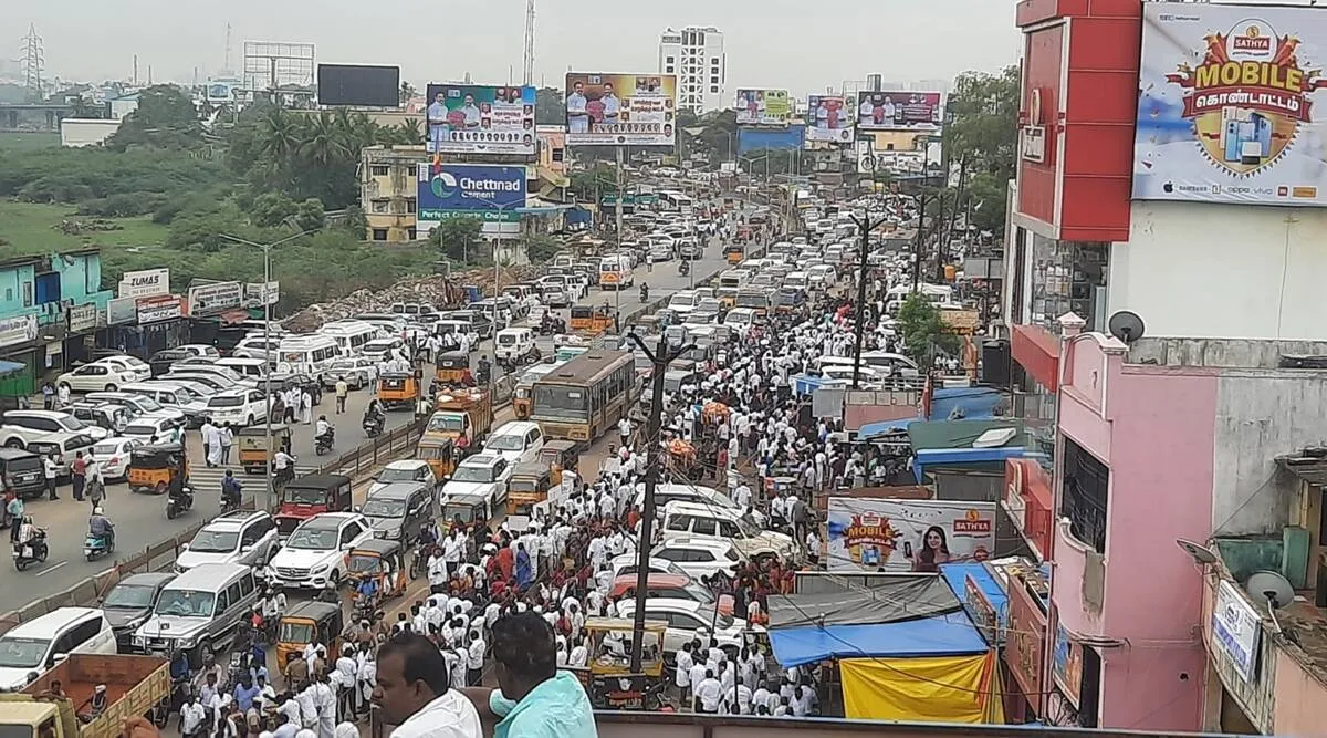 Traffic diversions in Chennai