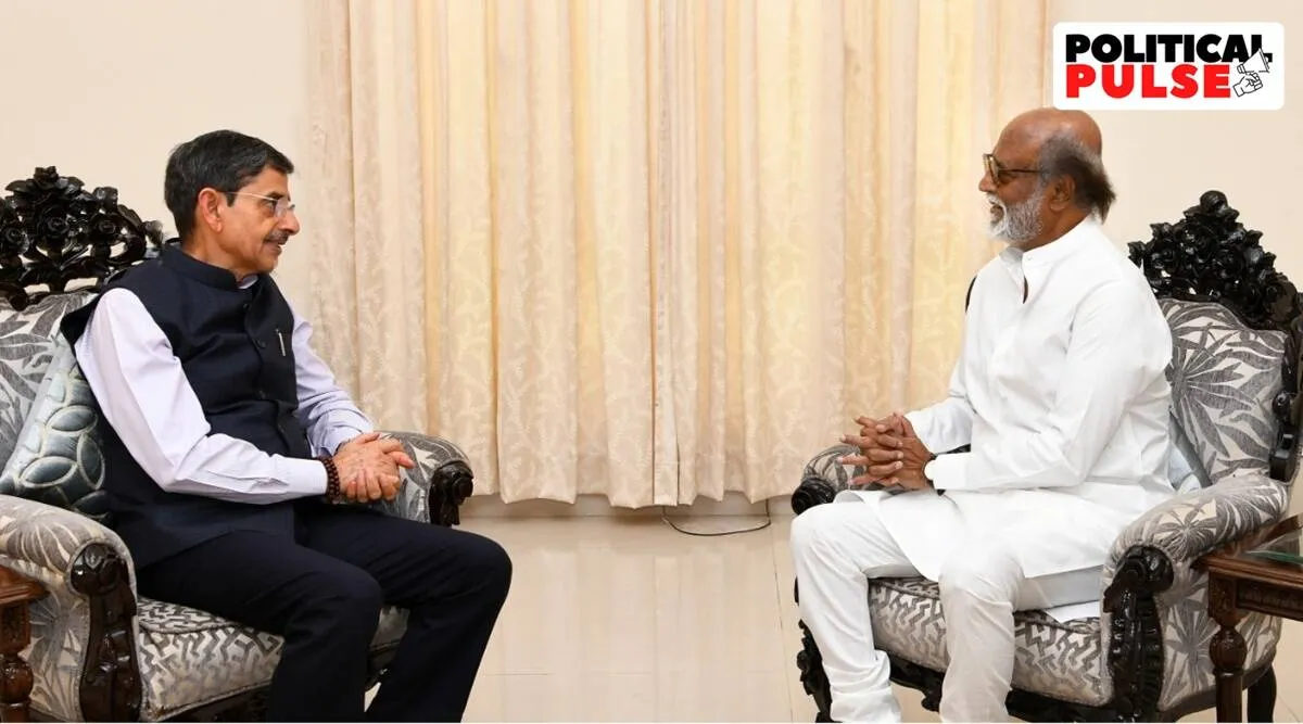 Rajini Kanth Meets TN Governor RN Ravi
