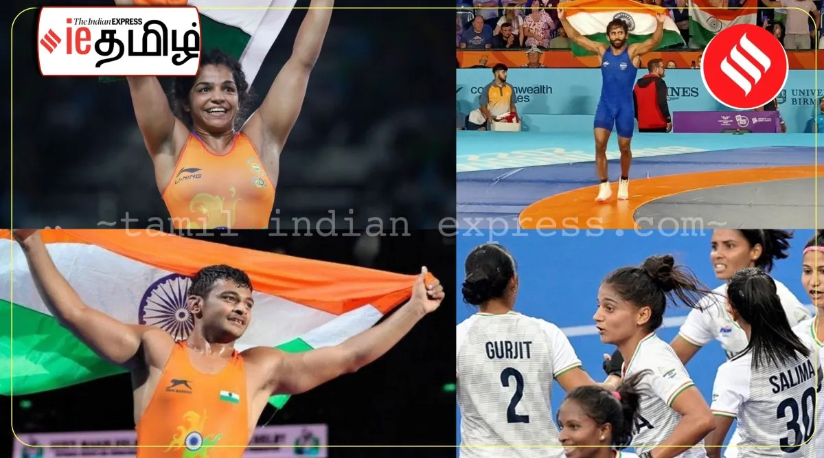 Commonwealth Games; Hat-Trick Gold For India In Wrestling, full medals list