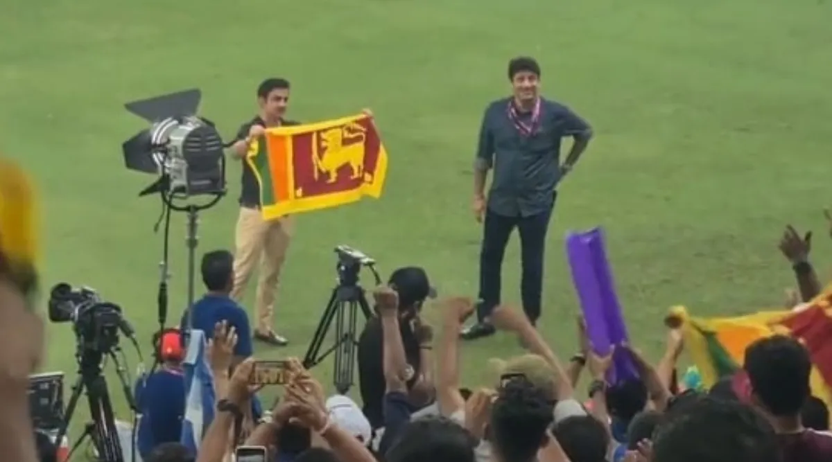 Cricket video news: Gambhir holding SL flag after Asia Cup final win vs Pak, netizens reactions