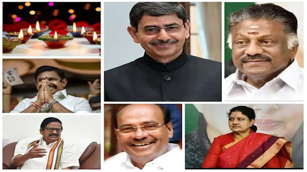 Tamil Nadu leaders extended diwali greetings